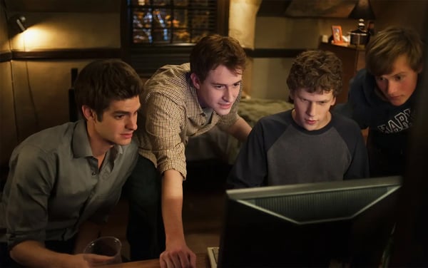 Scene from Columbia Pictures' film, The Social Network.