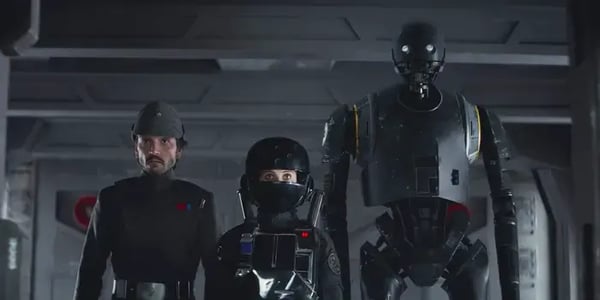 Still frame from Rogue One. 