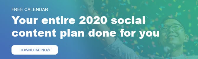 Your entire 2020 social content plan done for you