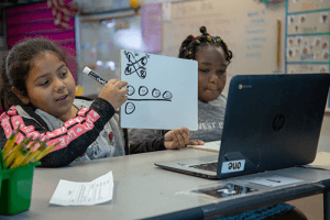 Creative learning in the classroom illumination stage