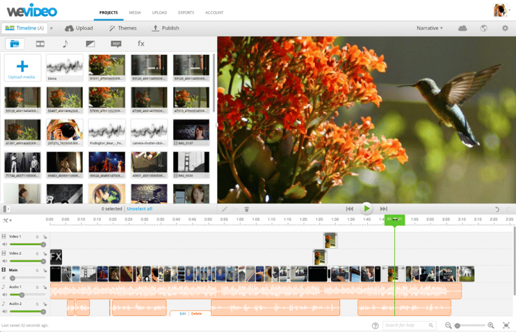 Editing Video in WeVideo