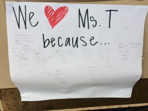 Teacher appreciation week door notes