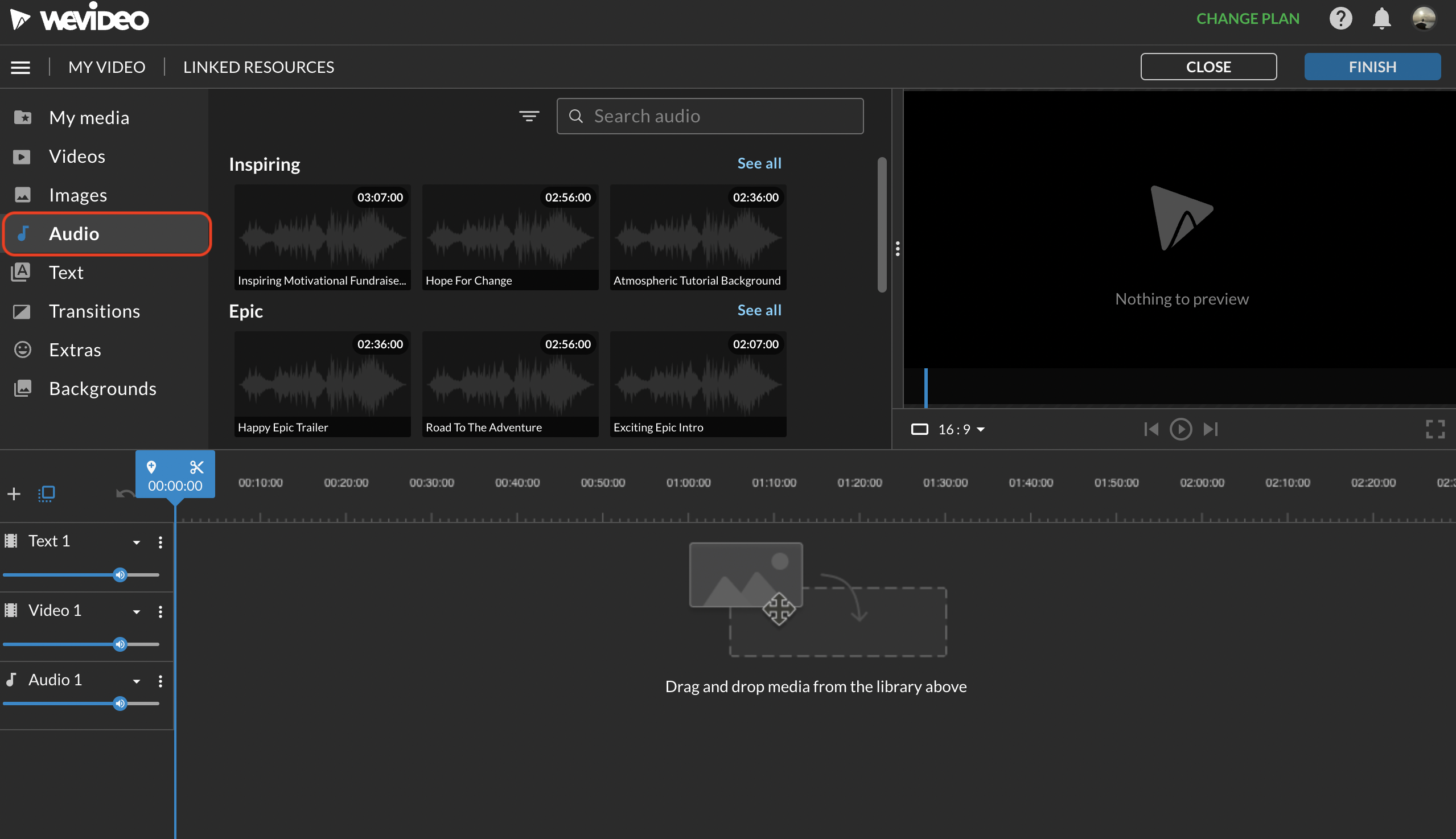 WeVideo editor