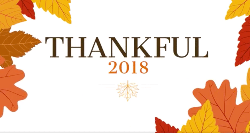 Thankful 2018