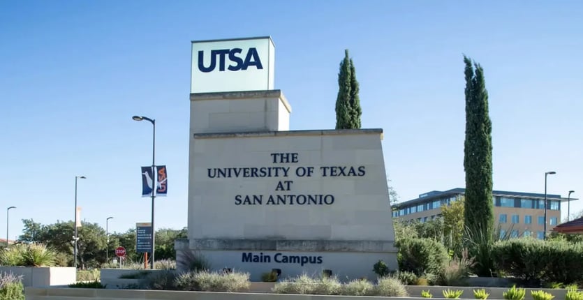 University of Texas at San Antonio outdoor sign