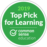 2019 Top Pick for Learning - common sense education