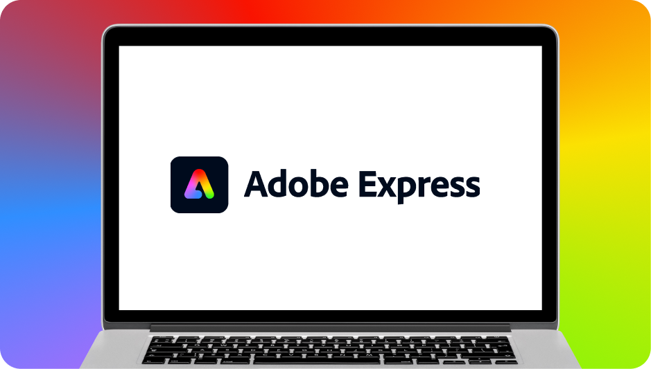Adobe Express on Laptop