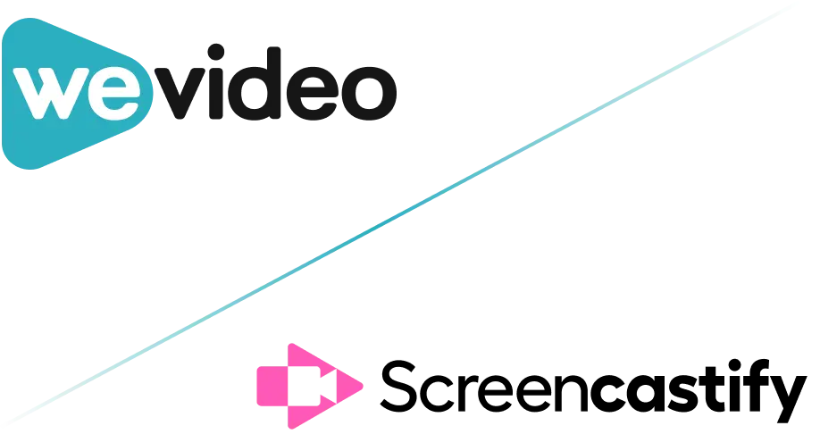 WeVideo and Screencastify logos.