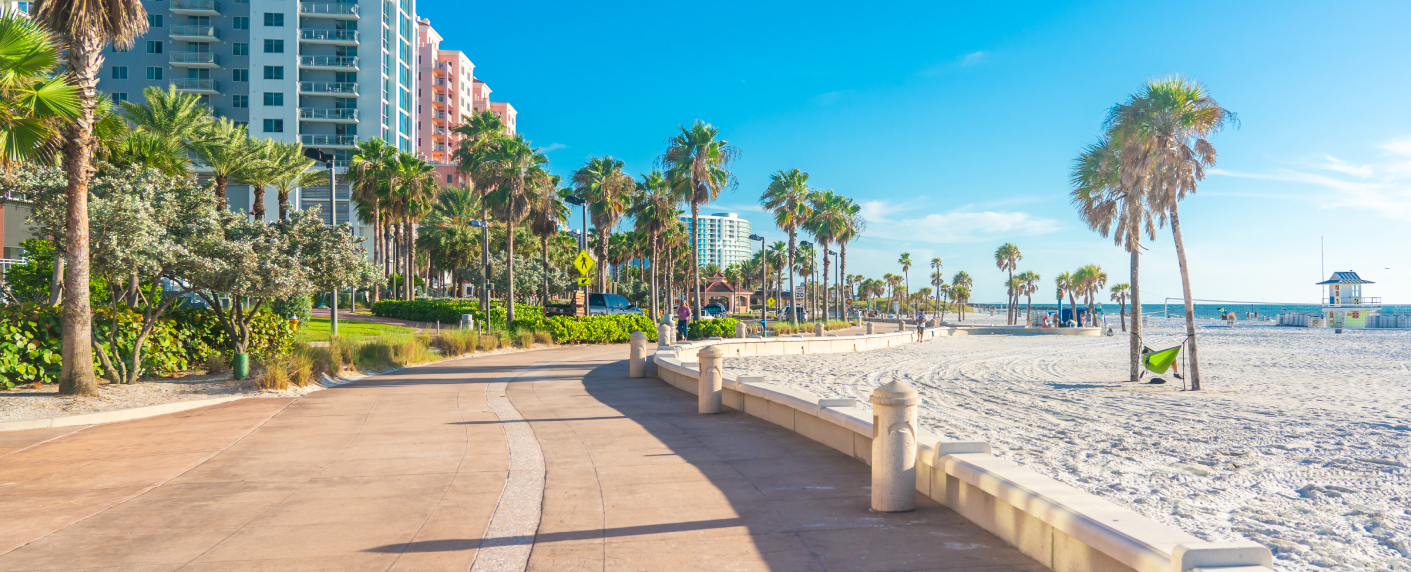 Beach in Miami, Florida.