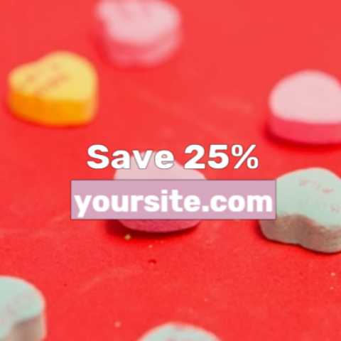 Sweet Valentine sale