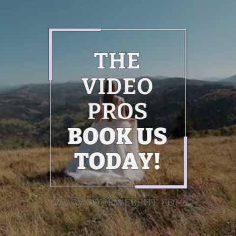 Book the wedding: video pros