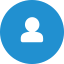 Icon of a person in a blue circle