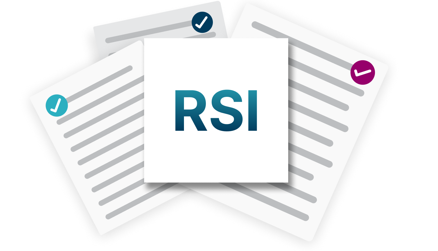RSI logo with papers behind