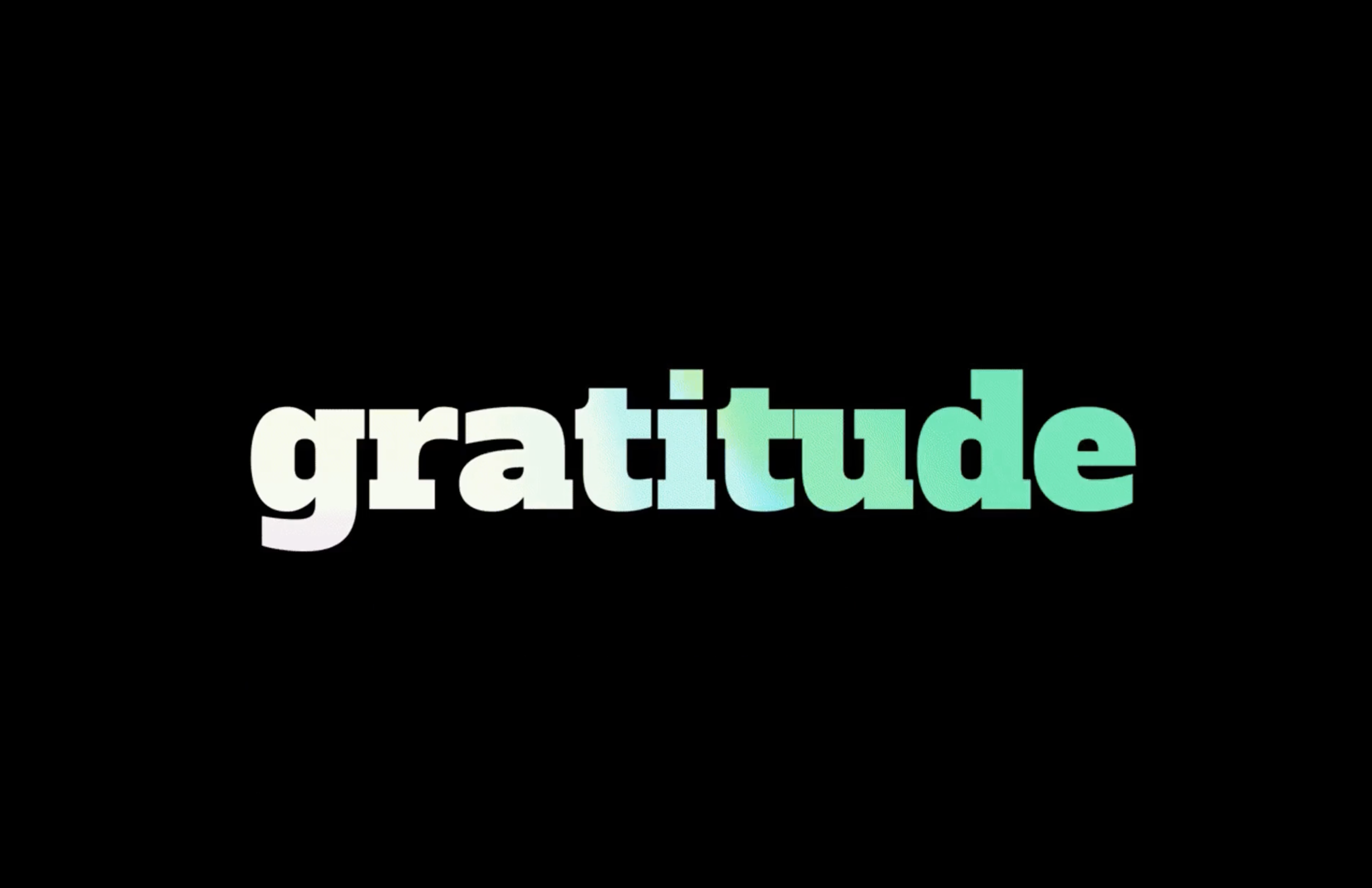 video thumbnail that says gratitude