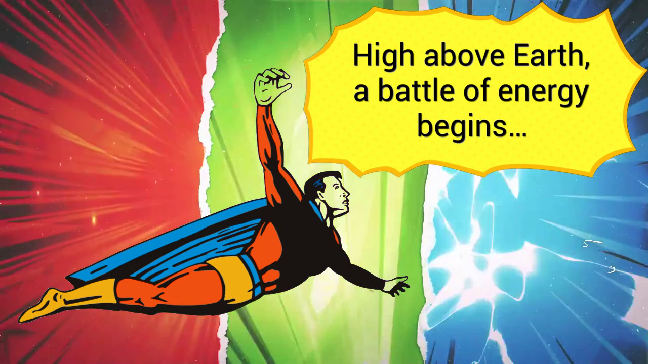 Thumbnail representing a comic book style video.